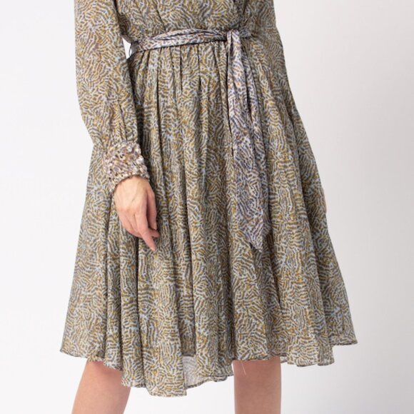 FORTE FORTE Printed Cotton Silk Voile Dress - Picture 3 of 6